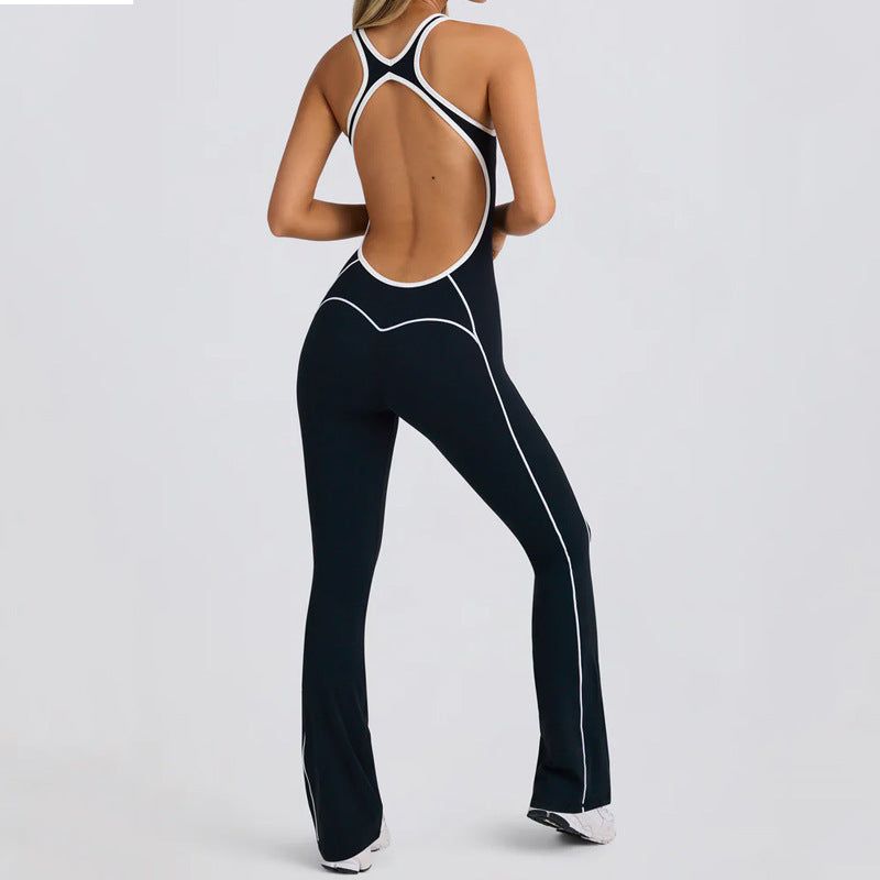 Emma – Combinaison Yoga Dos Nu Colorée