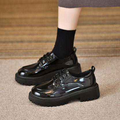 Nicola – Chaussures Compensées Style Britannique