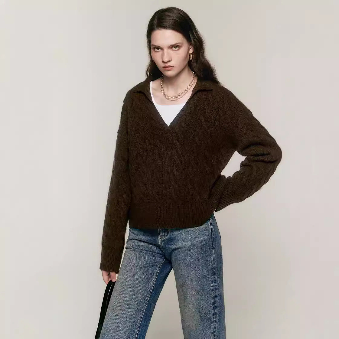 Patrick – Pull Col Polo en Laine Pure Style Décontracté
