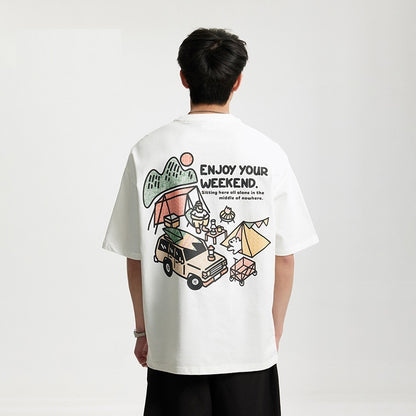 Vincent – T-shirt Imprimé Paysage pour Jeunes