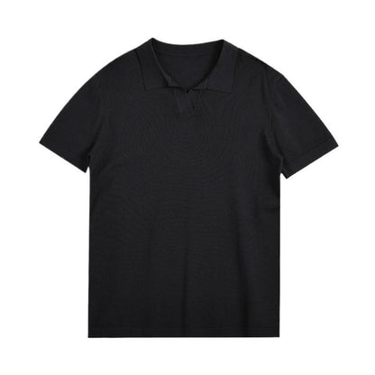Desmond – Polo en maille à col pour homme