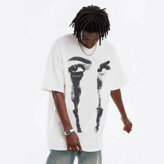 Clive – T-shirt vintage ample en coton pour garçons