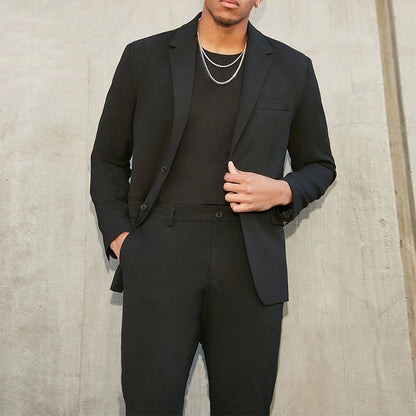 Vincent – Manteau décontracté uni pour homme