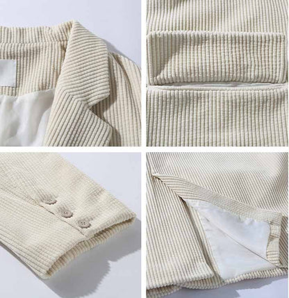 Brett – Veste décontractée en velours côtelé pour homme
