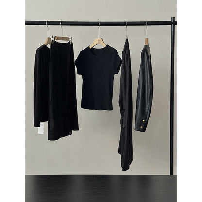 Anne – T-shirt à Manches Courtes avec Texture