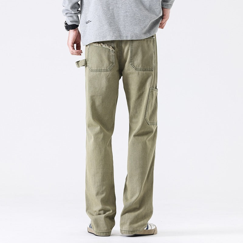 Noel – Jeans délavés style militaire