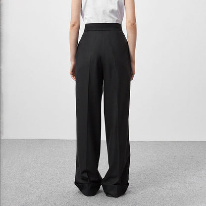 Sara – Pantalon de Costume Ample Taille Haute