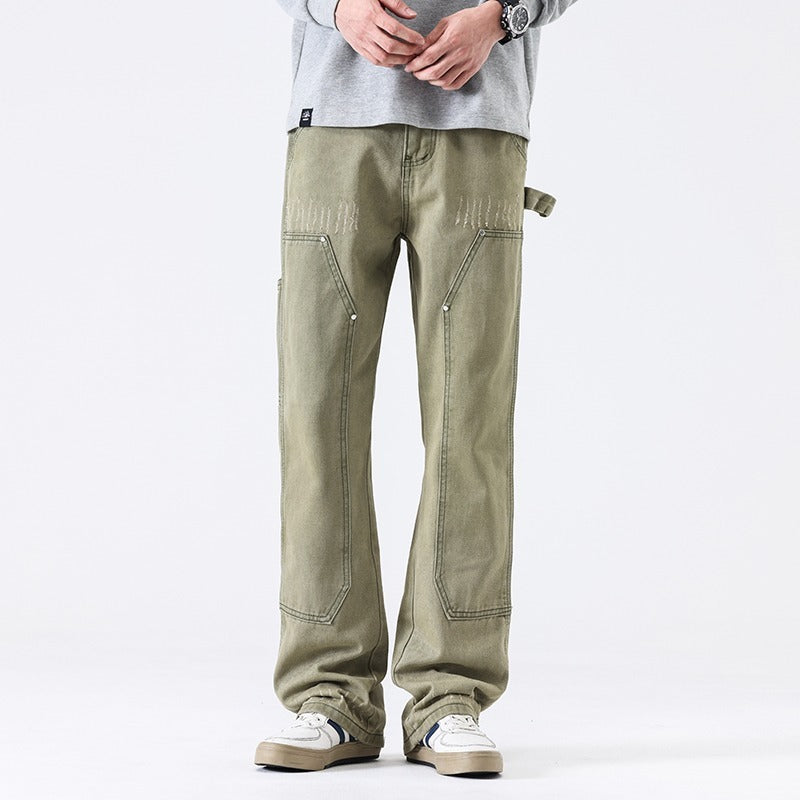 Noel – Jeans délavés style militaire