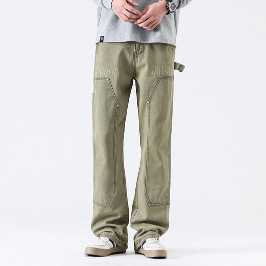 Noel – Jeans délavés style militaire
