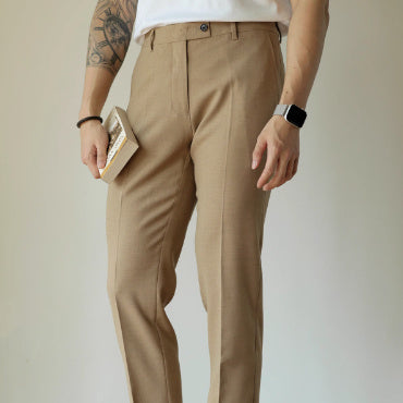 Eddie – Pantalon Commuter Élastique Coupe Droite