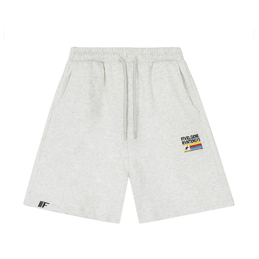 Richard – Shorts Amples pour Jeunes avec Lettres Brodées