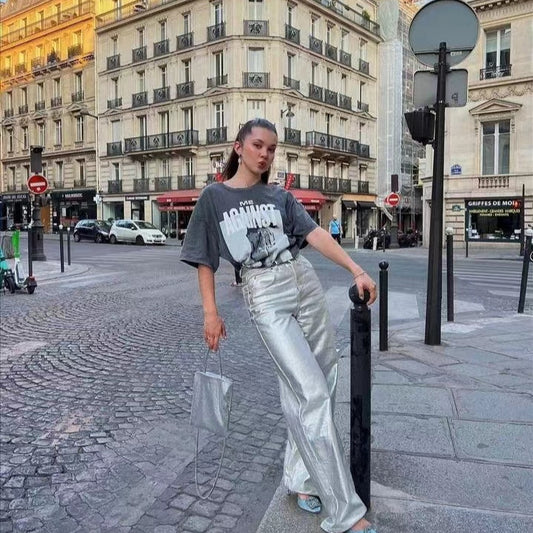 Sarah – Pantalon Ample à la Mode