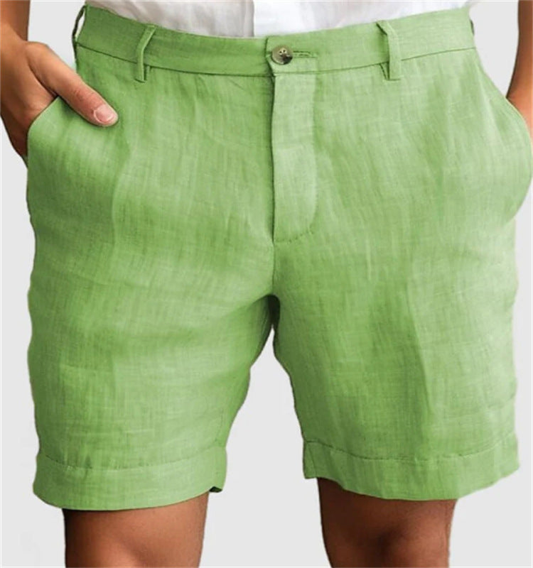 Sam – Shorts d'Été Respirants en Lin pour Hommes