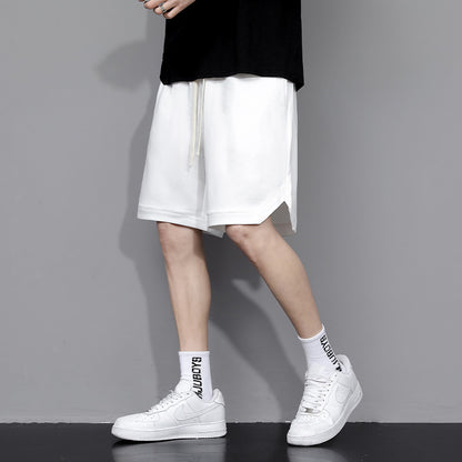 Lawrence – Shorts de Basketball d'Été en Couleur Unie pour Hommes