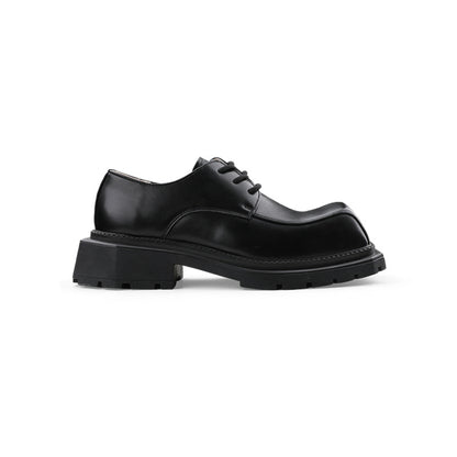 Sharon – Chaussures à semelle épaisse en cuir vegan pour femme