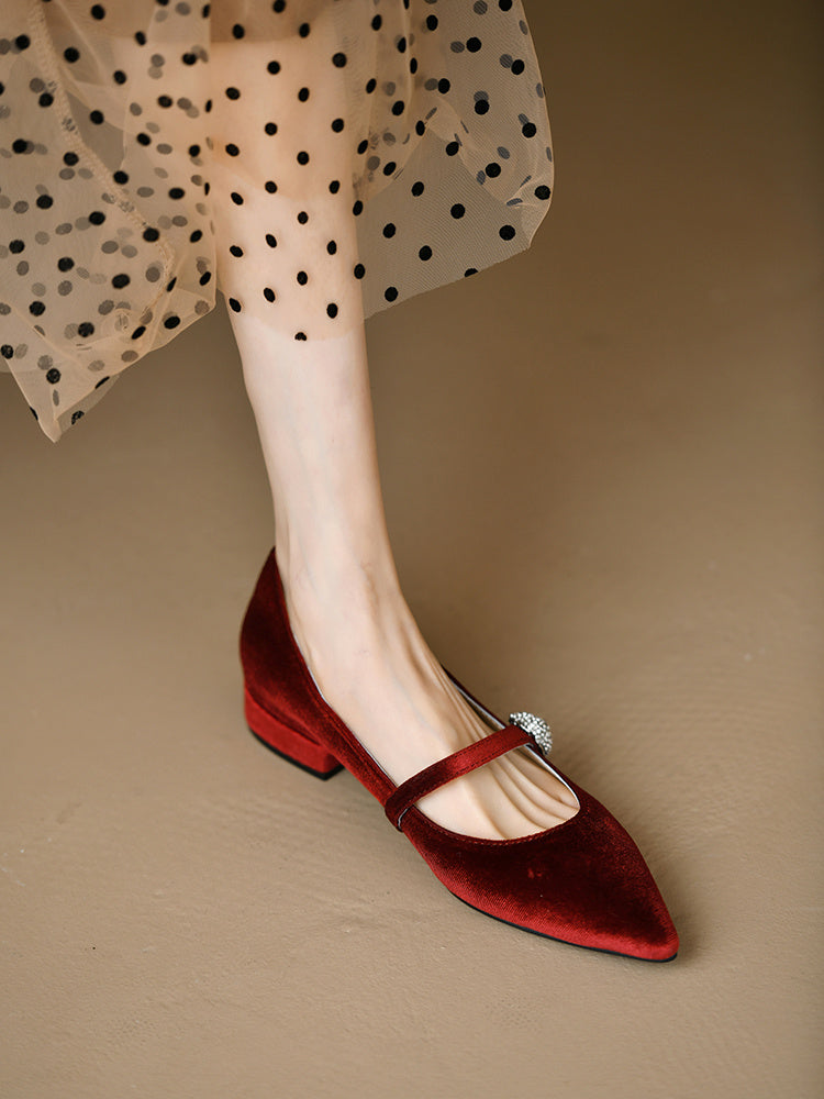 Juliet – Chaussures Mary Janes à Talon Chunky Bas