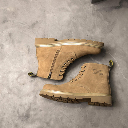 Jay – Bottes Réhaussantes Rétro en Cuir Vegan pour Hommes