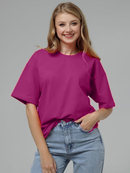 Tara – Haut T-shirt à Manches Courtes en Coton Pur