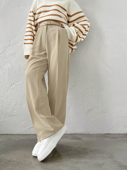 Kathryn – Pantalon Droit Évasé pour Femme