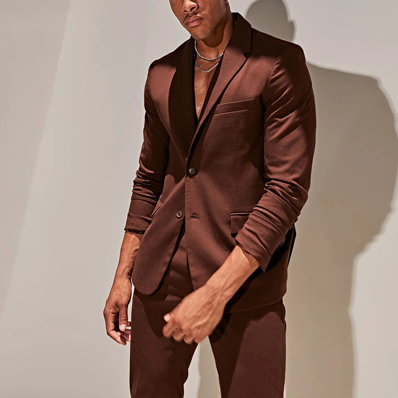 Vincent – Manteau décontracté uni pour homme