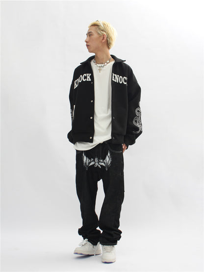 Damian – Pantalon Droit Tendance Décontracté