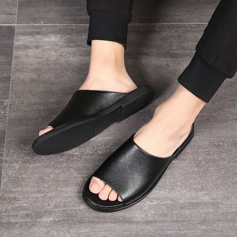 Ronald – Sandales Décontractées en Cuir Vegan pour Hommes