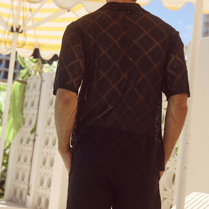Nathan – Chemise Respirante à Manches Courtes et Col Relevé