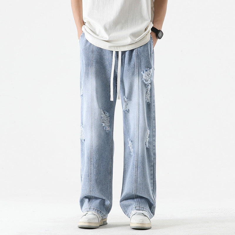 Rowan – Pantalon Droit à Cordon Décontracté pour Hommes