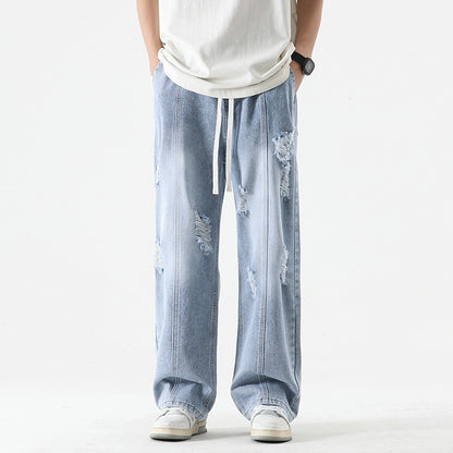Rowan – Pantalon Droit à Cordon Décontracté pour Hommes