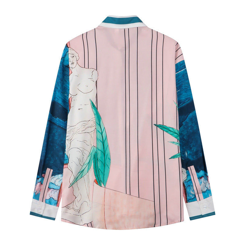 Walter – Chemise Vintage Bohème à Manches Longues