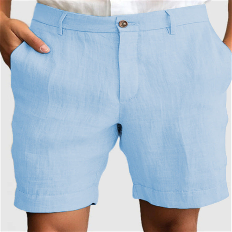 Sam – Shorts d'Été Respirants en Lin pour Hommes