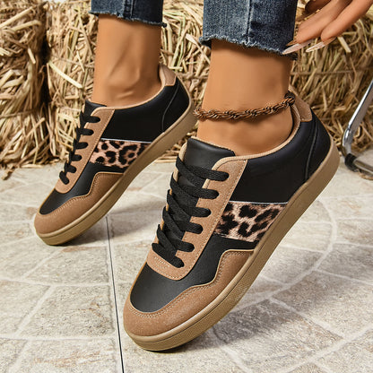 Leanne – Chaussures Décontractées à Lacets Plates et Oversize