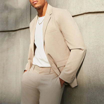 Vincent – Manteau décontracté uni pour homme