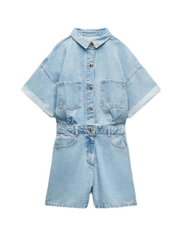 Imogen – Combinaison Multicolore en Denim