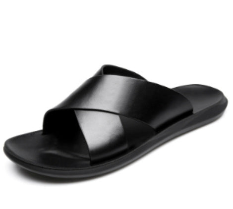 Jon – Sandales Antidérapantes en Cuir Vegan