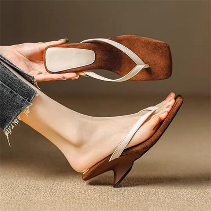 Denise – Tongs compensées simples pour l'été