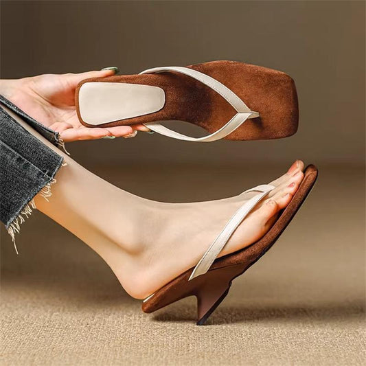Denise – Tongs compensées simples pour l'été
