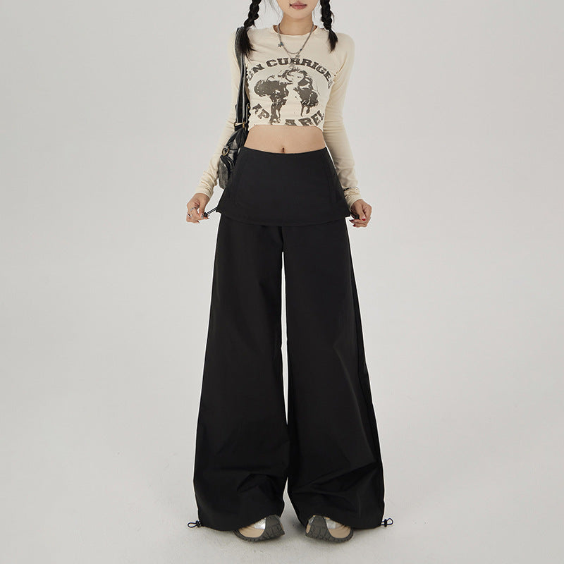 Miranda – Pantalons Casual à Deux Pièces Simulées