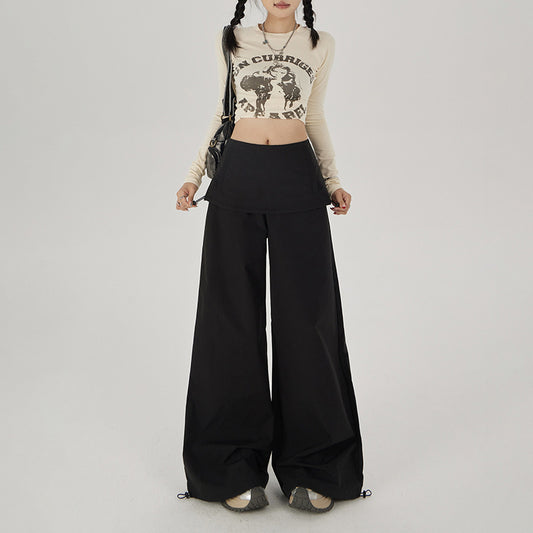 Miranda – Pantalons Casual à Deux Pièces Simulées