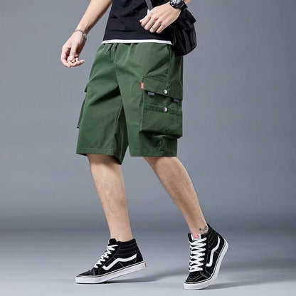 Gareth – Pantalon Cargo Multi-poches Style Coréen