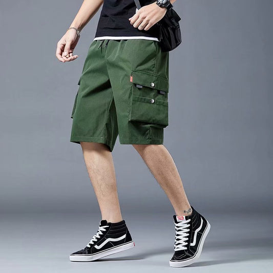 Gareth – Pantalon Cargo Multi-poches Style Coréen