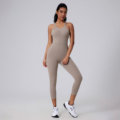 Natasha – Combinaison Yoga Dos Nu avec Joli Dos