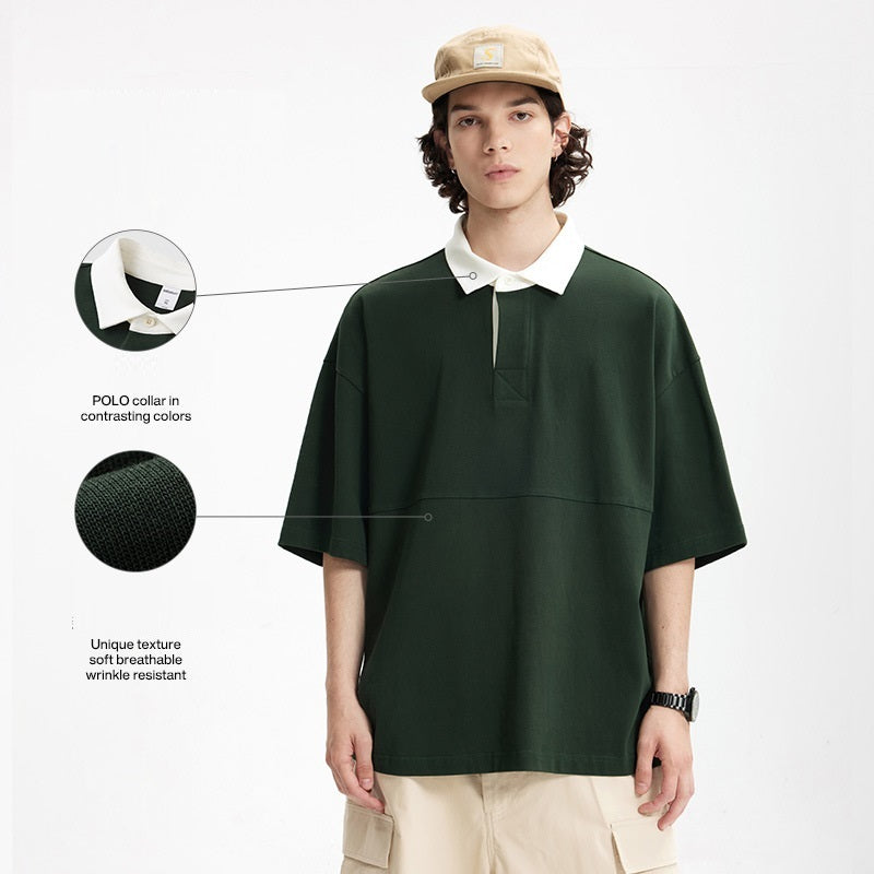 Aidan – Polo de Montagne avec Contraste de Couleurs