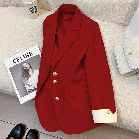 Jamie – Manteau de mode multicolore pour le printemps et l'automne