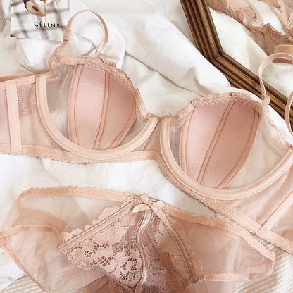 Katy – Ensemble de Lingerie Sexy en Dentelle avec Oreilles de Lapin