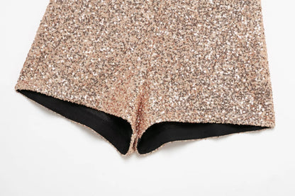 Tracy – Short à Sequins Mi-hauteur