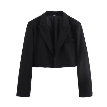 Sean – Veste de costume courte slim sans boucle