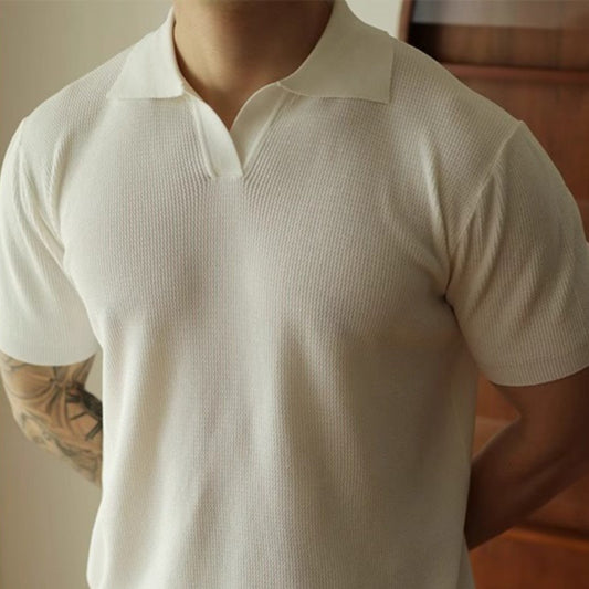 Jonathan – Polo à Col en V pour Hommes