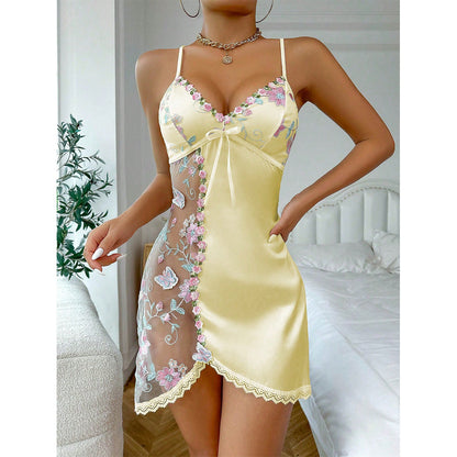 Nicole – Ensemble Deux Pièces T-back en Dentelle Sexy
