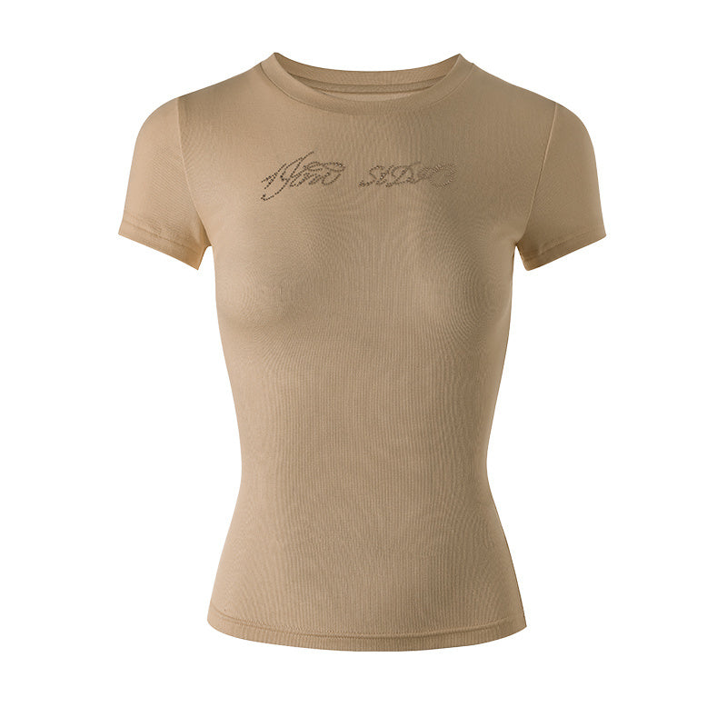 Christine – T-shirt à manches courtes élastique et confortable